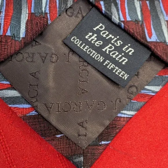 Authentic Vintage Jerry Garcia/Grateful Dead 100% Silk Necktie - Picture 5 of 6